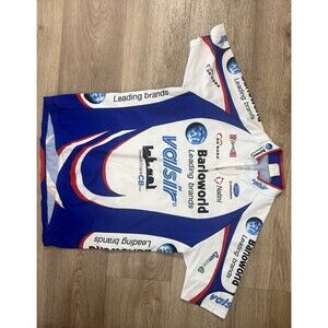 Vintage Nalini Team Barloworld Valsir Cycling Jersey Men's Size 6 XL Italy 2005